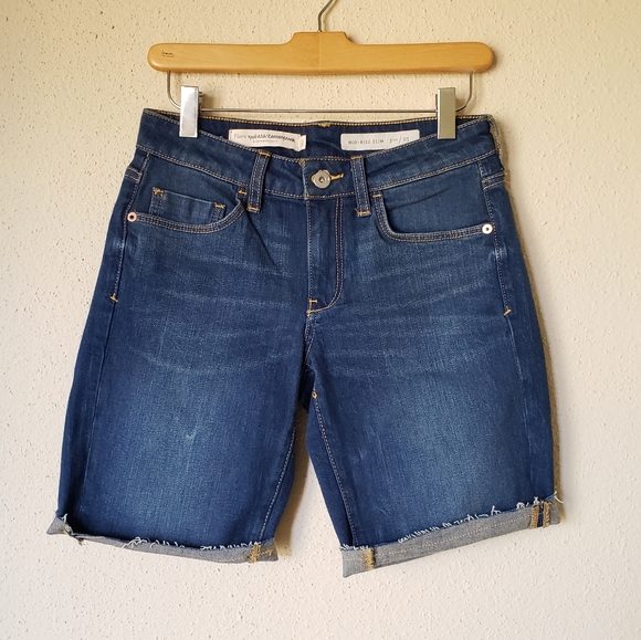 Anthropologie Pilcro Mid-Rise Slim Bermuda Shorts - Picture 4 of 10